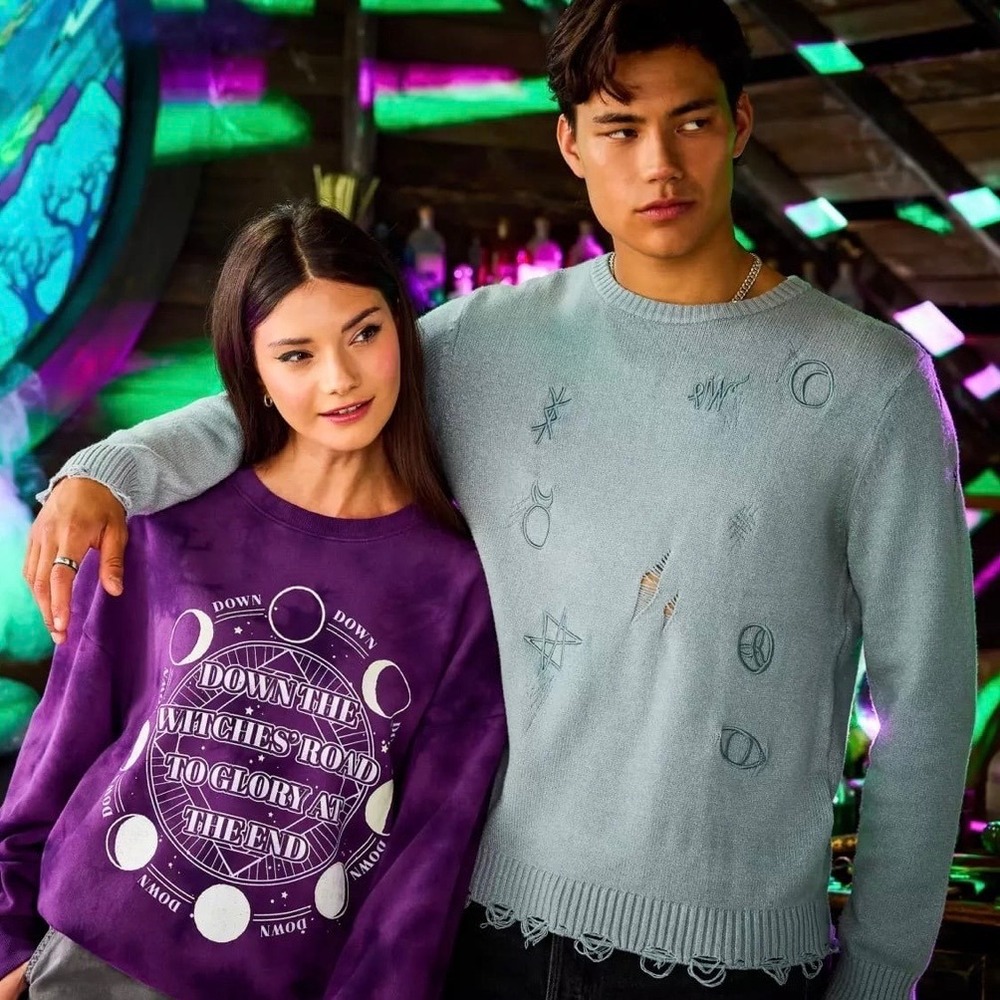 NWT Agatha All Along TV Embroidered Knit Sweater Men XL Pullover Cosplay Marvel